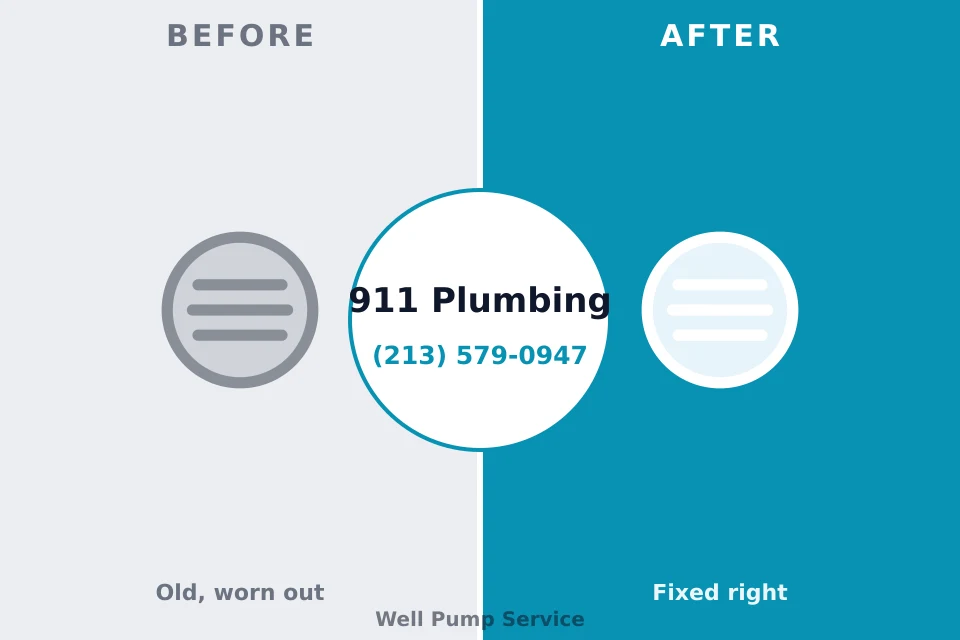 Before and after: plumbing repair Mammoth Spring, AR